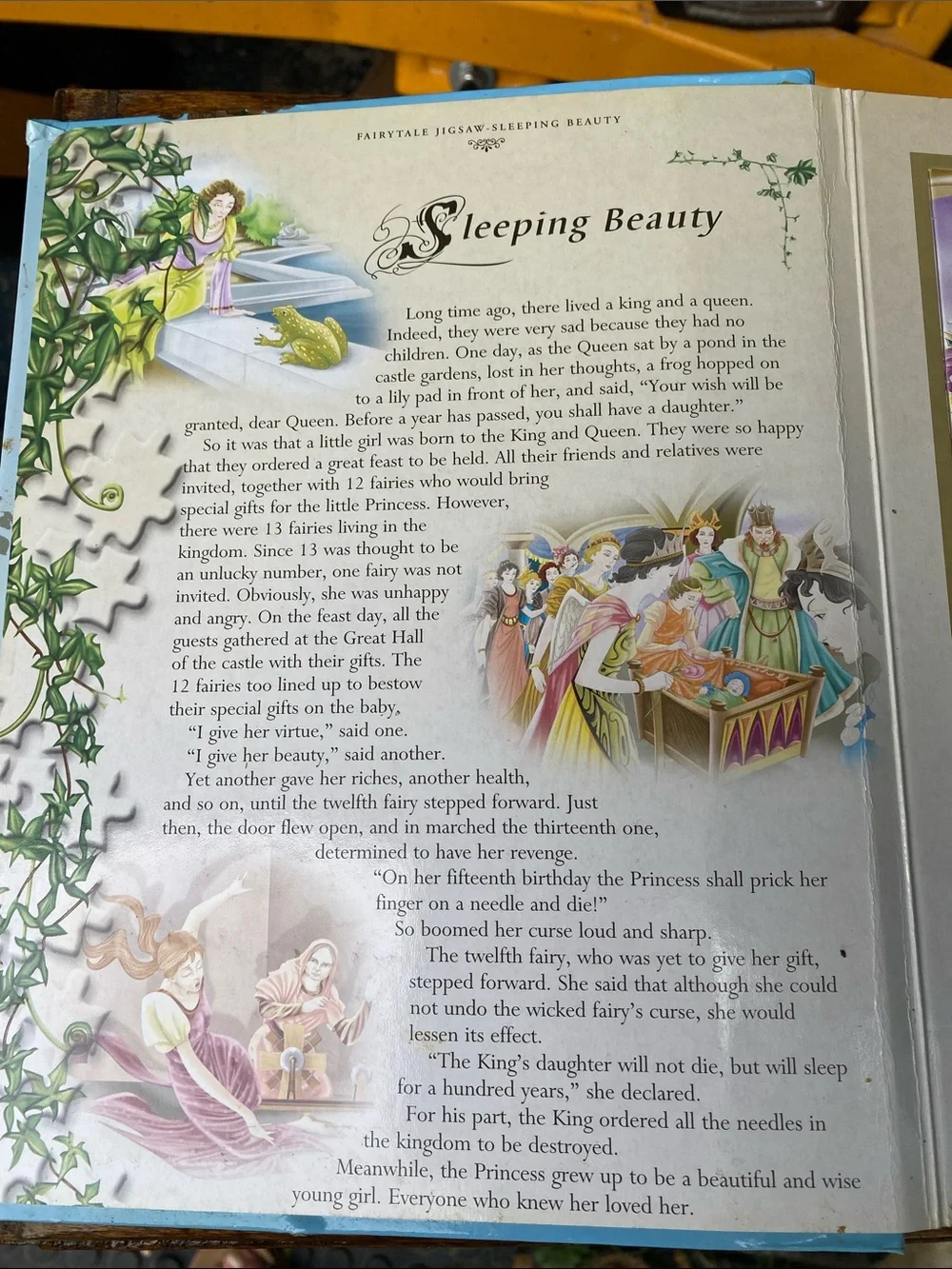 Fairy Tale Jigsaw Puzzle Book by Innovage 3 Tales 6 Puzzles 24 Pc Each 2004